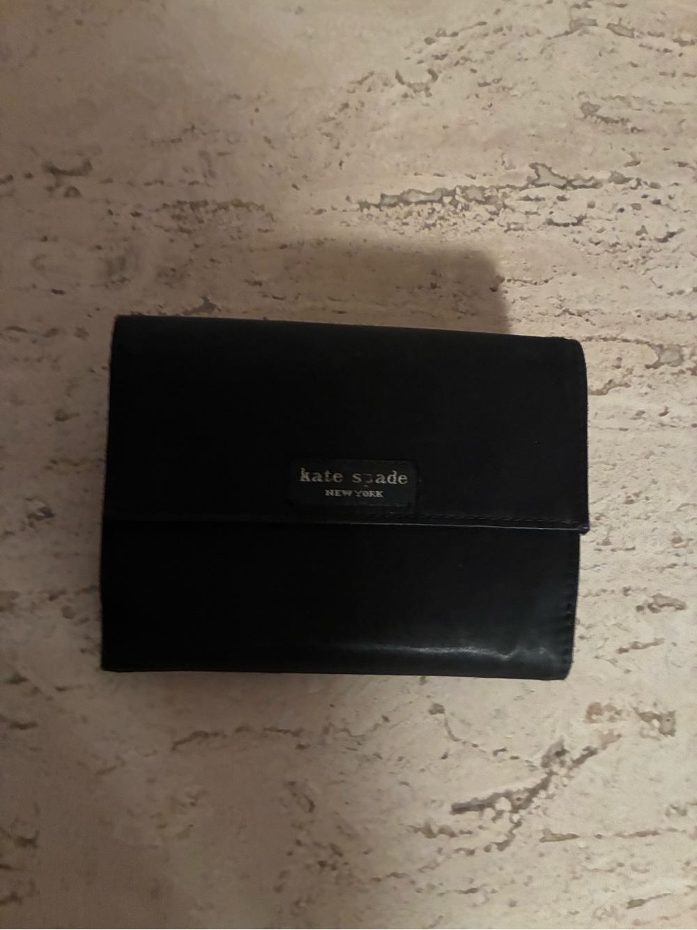 kate spade Black Fold Card Holder Wallet